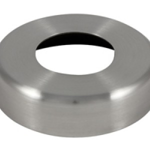 Railing post base plate cover